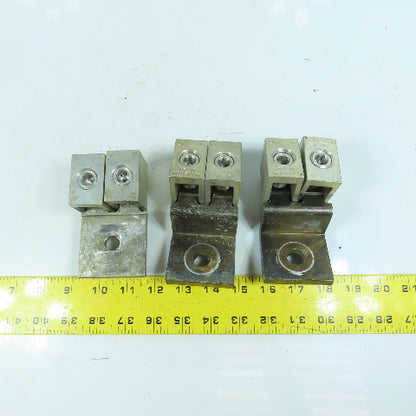 Square D 500MCM-00 AL7CU Mechanical Double Lug Connector Lot Of 3