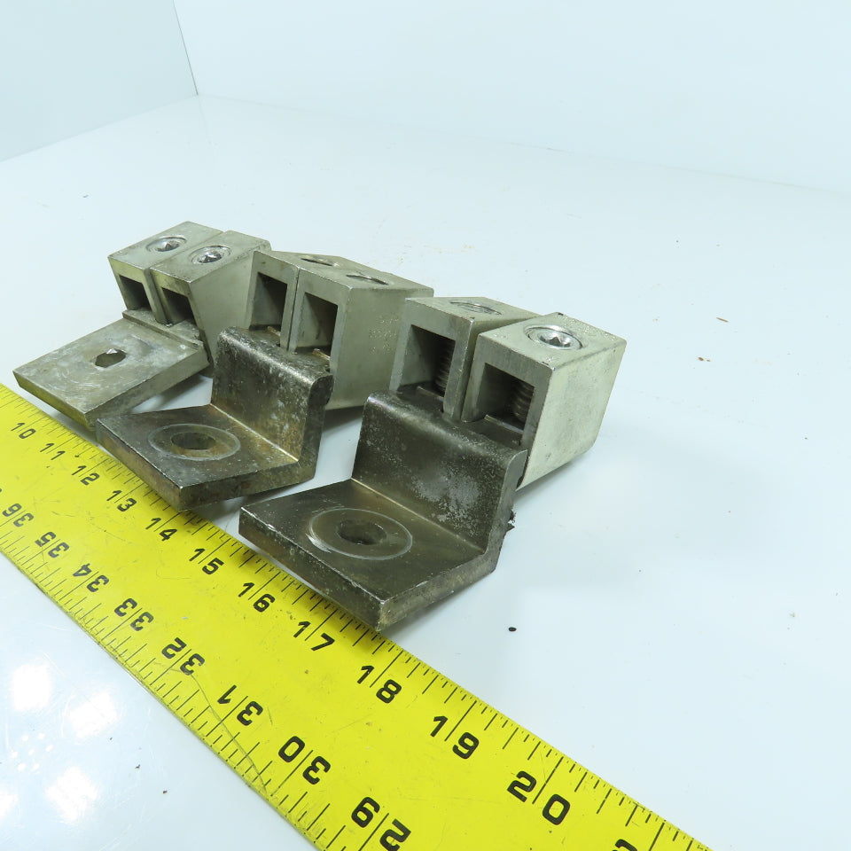 Square D 500MCM-00 AL7CU Mechanical Double Lug Connector Lot Of 3