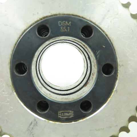 Spieth DSM 35.1 Clamping Sleeve 1-3/8" Bore W/40 Tooth Timing Belt Pulley 4"OD