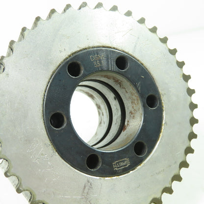 Spieth DSM 35.1 Clamping Sleeve 1-3/8" Bore W/40 Tooth Timing Belt Pulley 4"OD