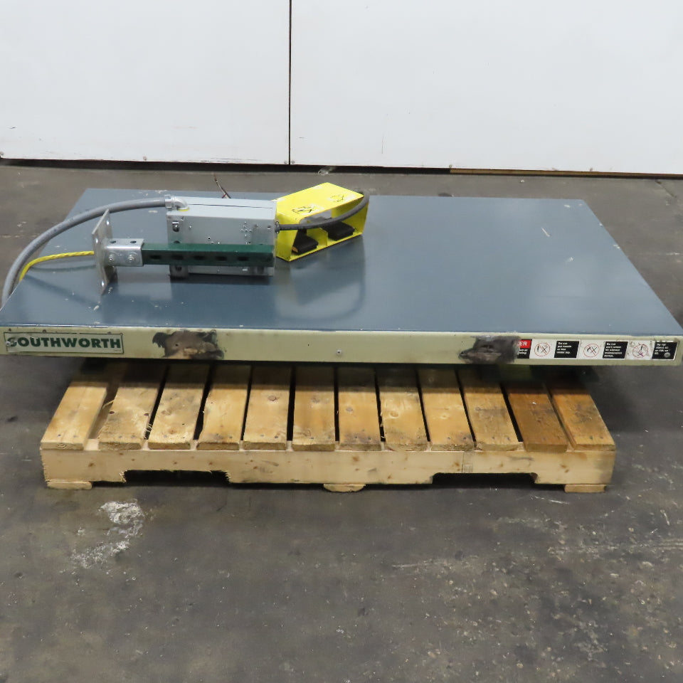 Southworth LS 2-5-36 1 Ton 60" x 34" Hydraulic Lift Table 480V 3Ph 6"-42" Lift