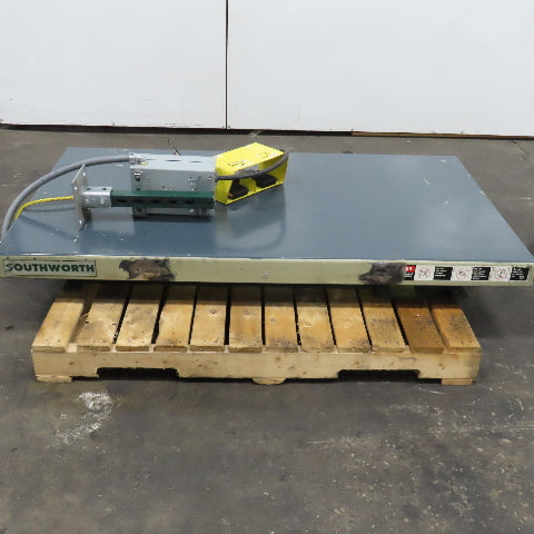 Southworth LS 2-5-36 1 Ton 60" x 34" Hydraulic Lift Table 480V 3Ph 6"-42" Lift