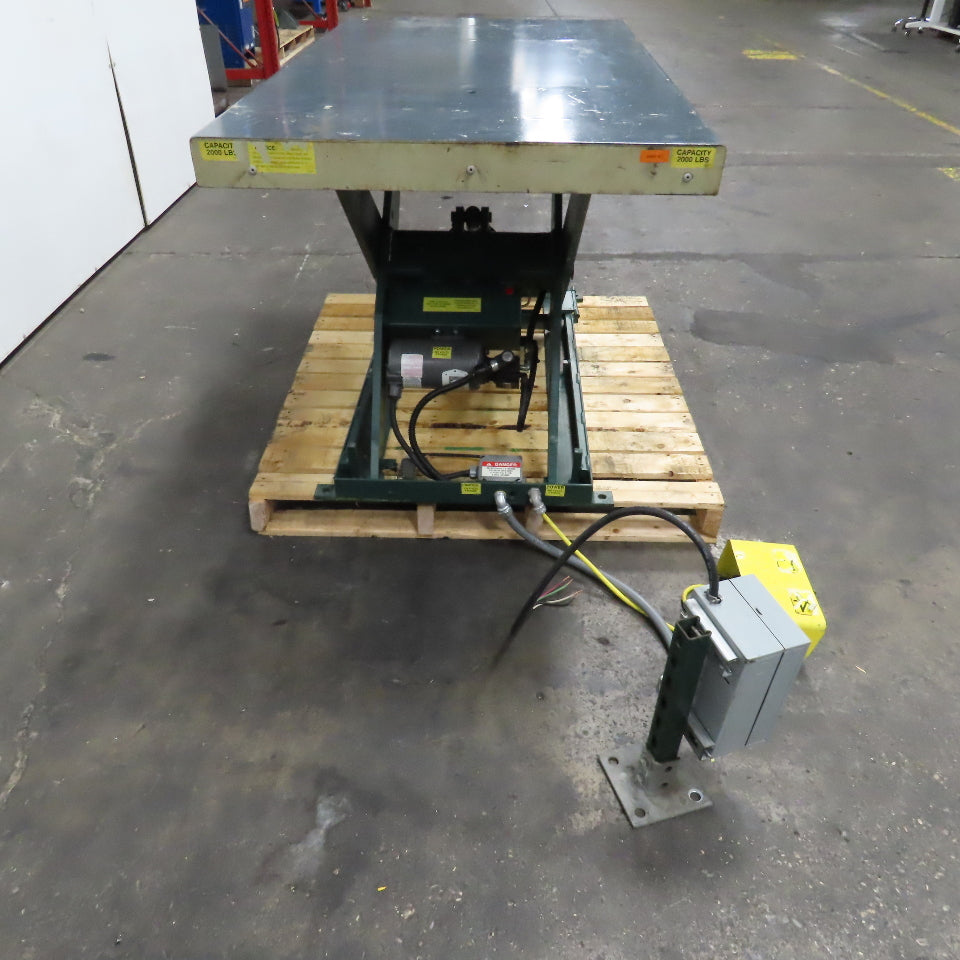 Southworth LS 2-5-36 1 Ton 60" x 34" Hydraulic Lift Table 480V 3Ph 6"-42" Lift