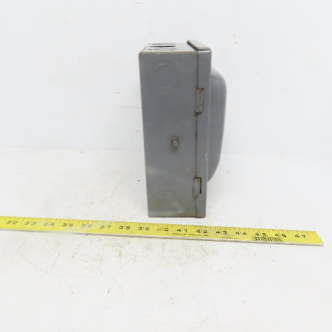 Square D D-91351 Ser A3 30A 240V 3 Pole Non -Fused Safety Switch Disconnect