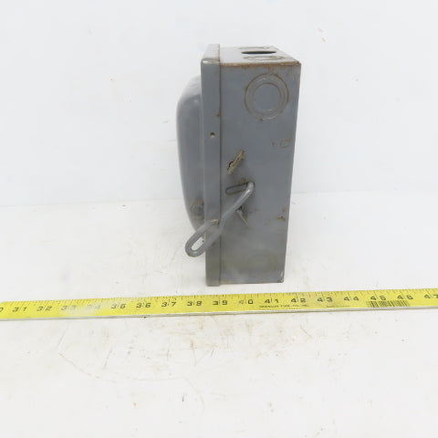Square D D-91351 Ser A3 30A 240V 3 Pole Non -Fused Safety Switch Disconnect