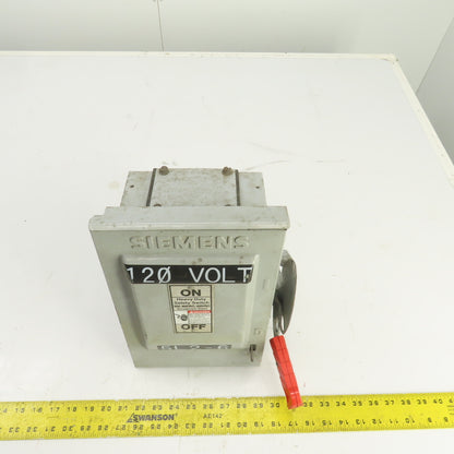 Siemens HNF361R 30A Heavy Duty Non-Fusible Safety Disconnect Switch 600VAC 3R