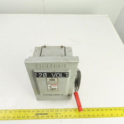 Siemens HNF361R 30A Heavy Duty Non-Fusible Safety Disconnect Switch 600VAC 3R