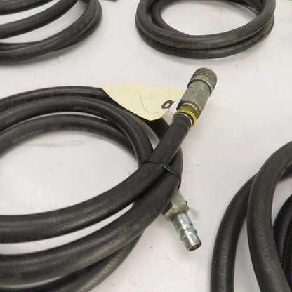 Insta-Grip Ultra-Grip  Hoses 7-12' L x 1/2" 250 PSI W/ Fittings Mixed Lot Of 5