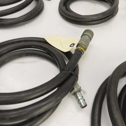 Insta-Grip Ultra-Grip  Hoses 7-12' L x 1/2" 250 PSI W/ Fittings Mixed Lot Of 5