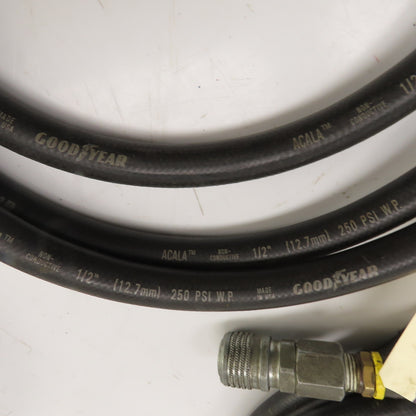 Insta-Grip Ultra-Grip  Hoses 7-12' L x 1/2" 250 PSI W/ Fittings Mixed Lot Of 5