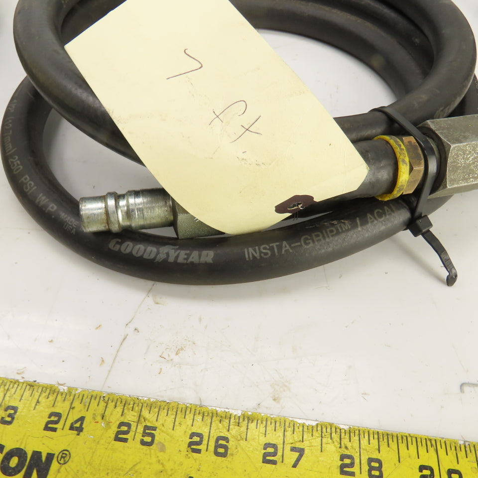 Insta-Grip Ultra-Grip  Hoses 7-12' L x 1/2" 250 PSI W/ Fittings Mixed Lot Of 5