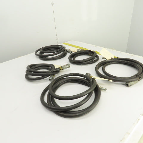 Insta-Grip Ultra-Grip  Hoses 7-12' L x 1/2" 250 PSI W/ Fittings Mixed Lot Of 5