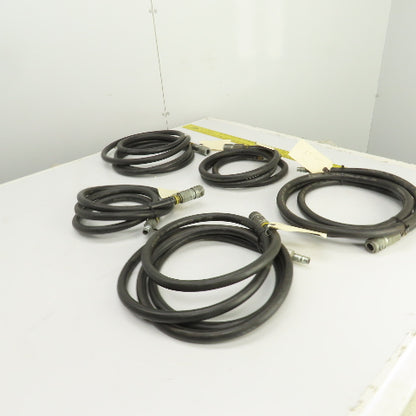 Insta-Grip Ultra-Grip  Hoses 7-12' L x 1/2" 250 PSI W/ Fittings Mixed Lot Of 5