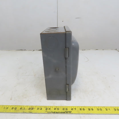 Square D D-91351 Ser A3 30A 240V 3 Pole Non-Fused Safety Switch Disconnect