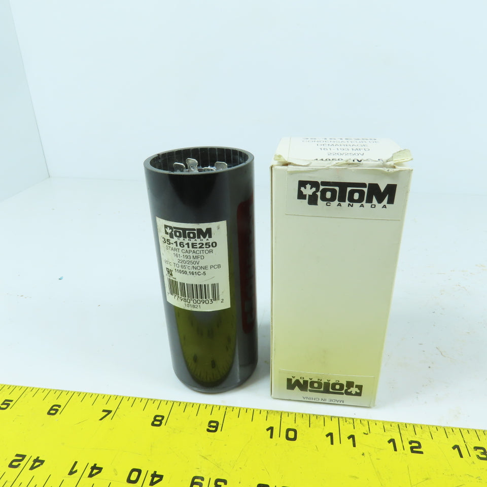 Rotom 35-161E250 161-193 MFD Start Capacitor 220/250V