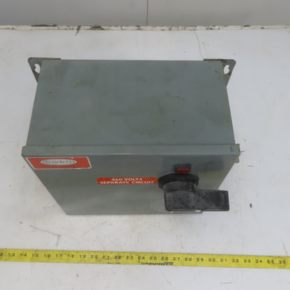 Daykin GPFS-07 Enclosed Transformer Disconnect 500VA 480V Pri 120V Sec 1PH