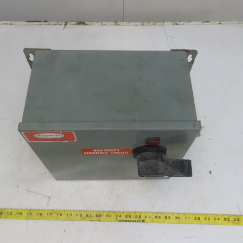 Daykin GPFS-07 Enclosed Transformer Disconnect 500VA 480V Pri 120V Sec 1PH