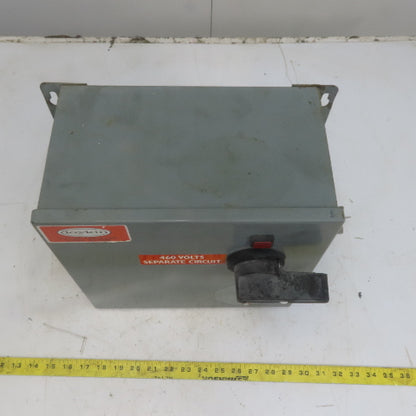 Daykin GPFS-07 Enclosed Transformer Disconnect 500VA 480V Pri 120V Sec 1PH