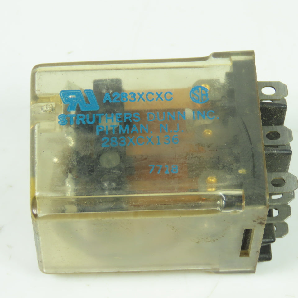 Struthers Dunn A283XCXC 120-240VAC 10A Relay 24VDC Coil 11-Pin Lot Of 3