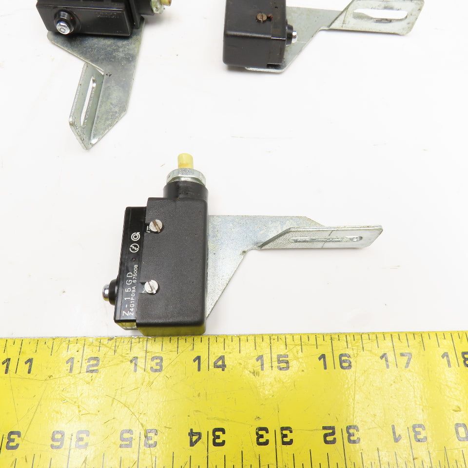 Omron Z-15GD 250V AC 125/250VDC Limit Switch Lot Of 5