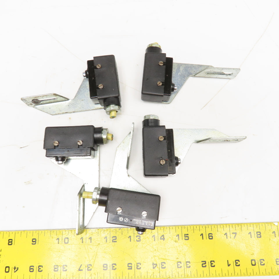 Omron Z-15GD 250V AC 125/250VDC Limit Switch Lot Of 5