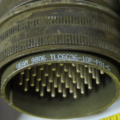 Veam 9806 TLC6G36-10P-F01-G 36 Position Circular Connector Male Lot Of 4