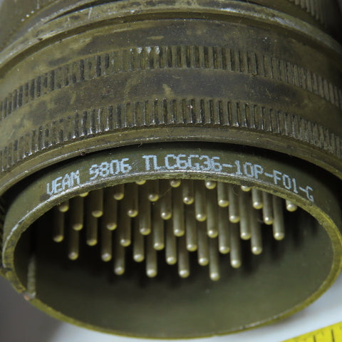 Veam 9806 TLC6G36-10P-F01-G 36 Position Circular Connector Male Lot Of 4
