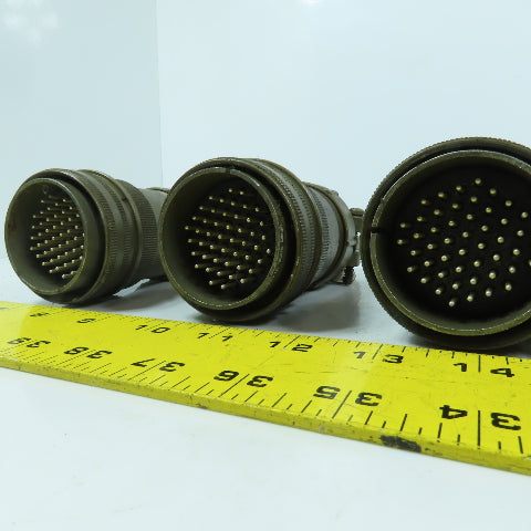 Veam 9806 TLC6G36-10P-F01-G 36 Position Circular Connector Male Lot Of 4