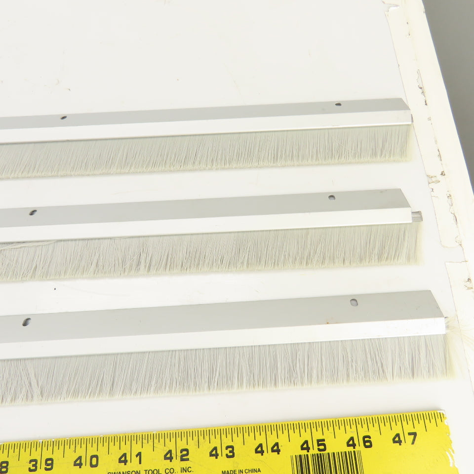 NGP 60" Nylon Brush Perimeter Seals Door Sweep Lot Of 3