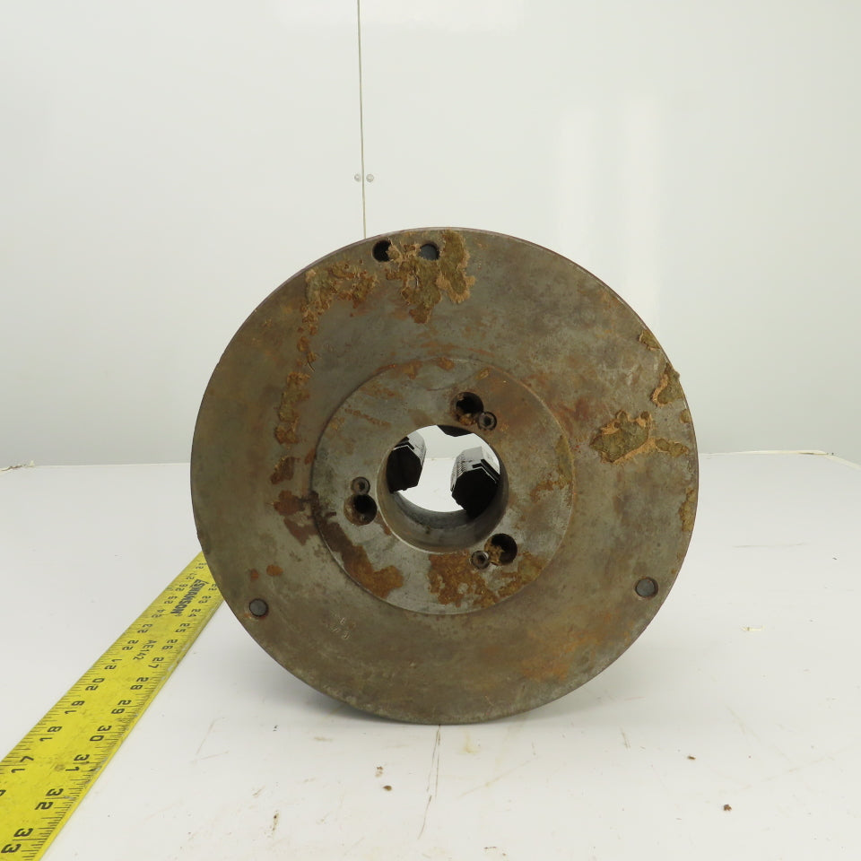 Pratt Bernerd 1272 10" 3-Jaw Self Centering Lathe Scroll Chuck 2.45" Thru Hole
