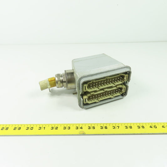 ILME IP65 VR2 Enclosure Panel Interface Connector 48-Pin Male 14A 600V