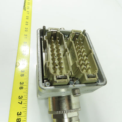 ILME IP65 VR2 Enclosure Panel Interface Connector 32-Pin Male 14A 600V