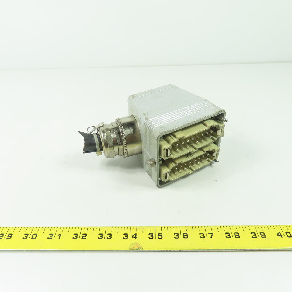 ILME IP65 VR2 Enclosure Panel Interface Connector 32-Pin Male 14A 600V