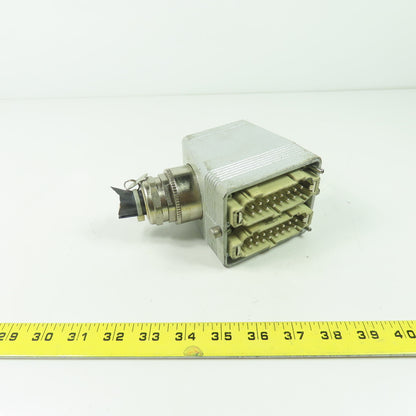 ILME IP65 VR2 Enclosure Panel Interface Connector 32-Pin Male 14A 600V