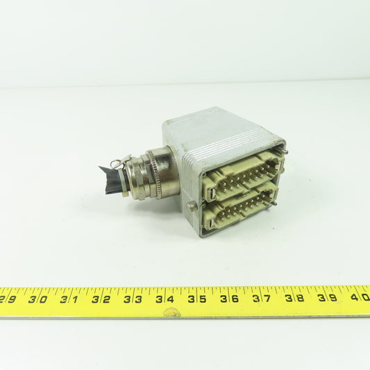 ILME IP65 VR2 Enclosure Panel Interface Connector 32-Pin Male 14A 600V