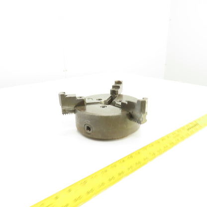 Cushman 236-B6 8" 3-Jaw Self Centering Scroll Lathe Chuck 1.9" Thru Hole