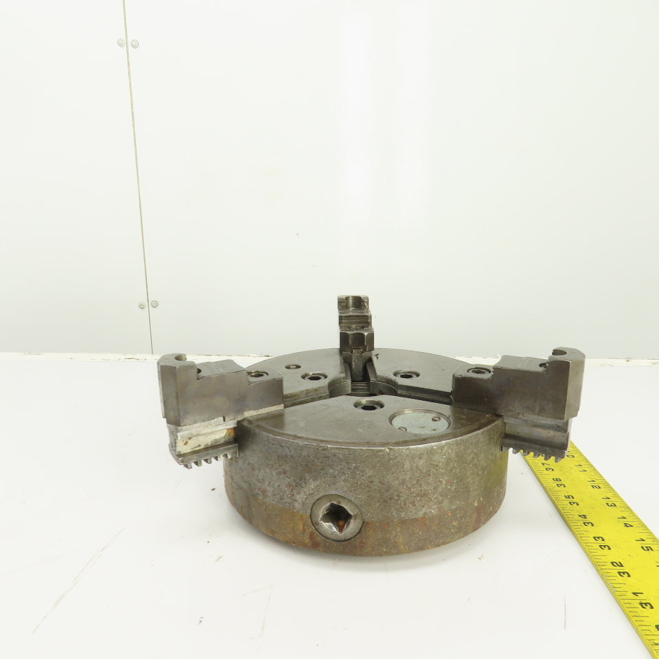 Cushman 236-B6 8" 3-Jaw Self Centering Scroll Lathe Chuck 1.9" Thru Hole