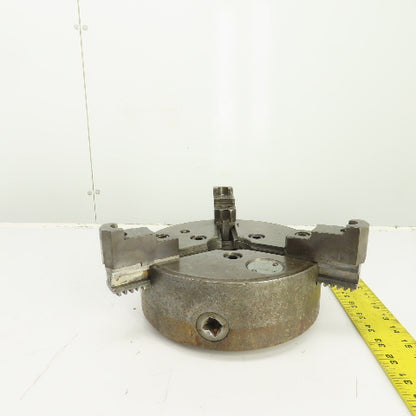 Cushman 236-B6 8" 3-Jaw Self Centering Scroll Lathe Chuck 1.9" Thru Hole