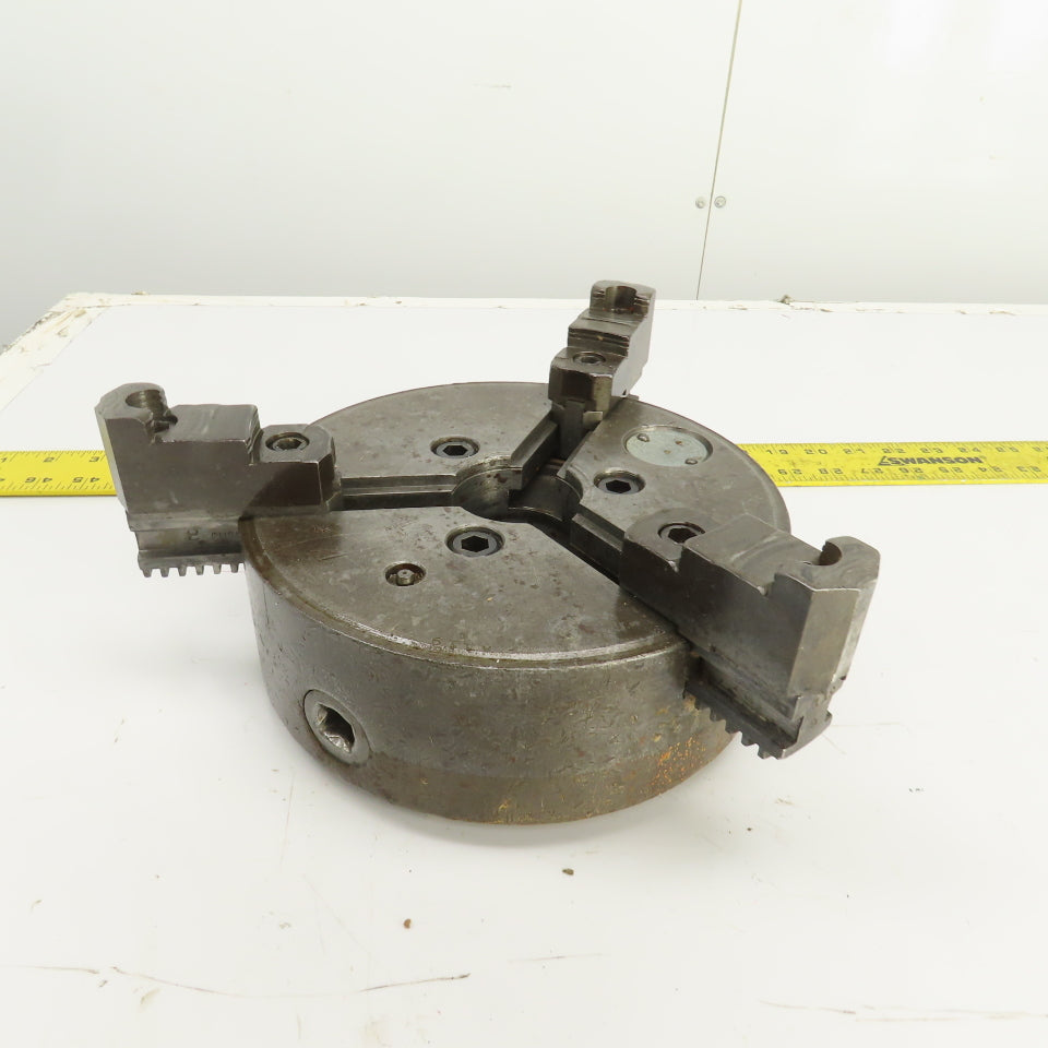 Cushman 236-B6 8" 3-Jaw Self Centering Scroll Lathe Chuck 1.9" Thru Hole
