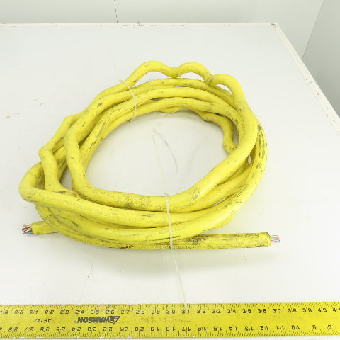 SuperTrex Type P&R EHD 600V/1000V 16AWG 36 Conductor WTTC Cable Wire 27' OAL