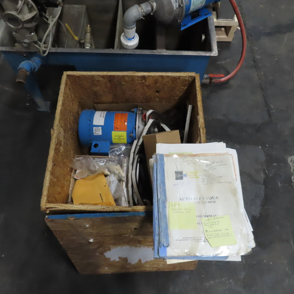 Automated Blasting Auto 4x4 Vaqua Wet Blast System 230/460V 3PH (NEEDS REPAIR)