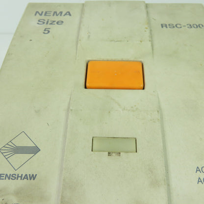 Benshaw RSC-300 600V Nema Size 5 Magnetic Contactor 350A 100-240V Coil