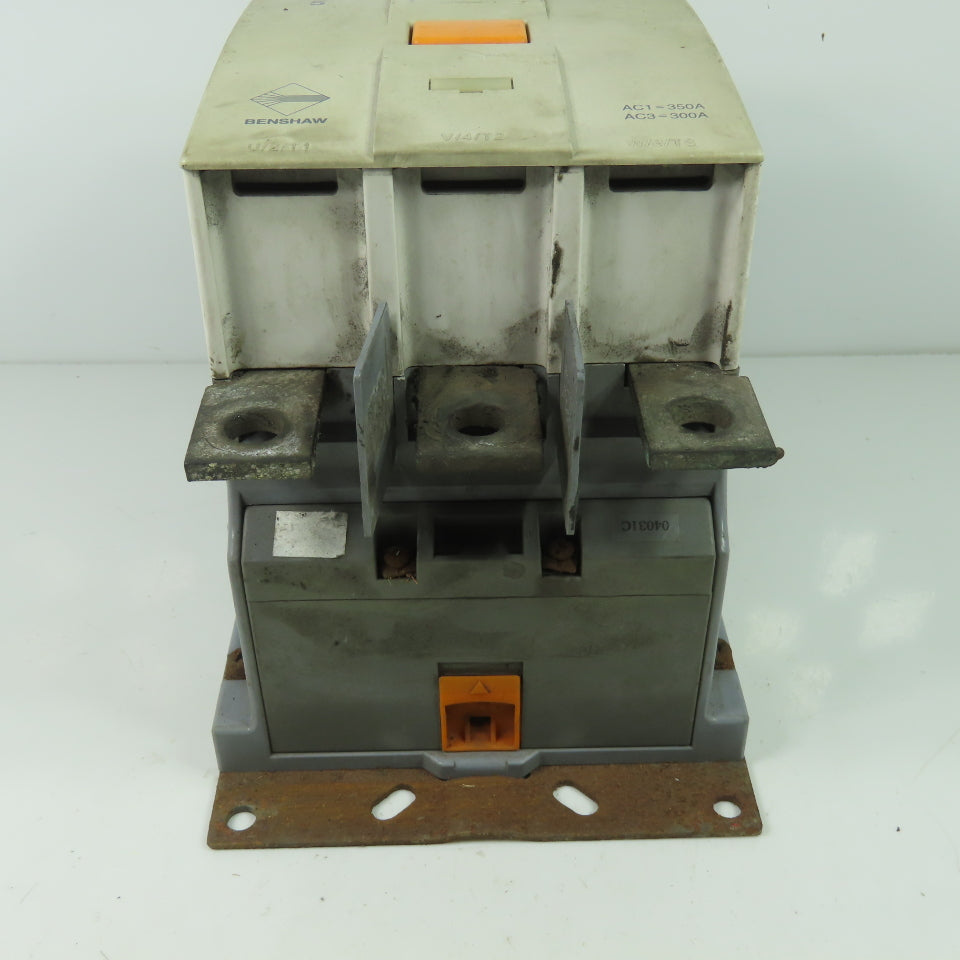 Benshaw RSC-300 600V Nema Size 5 Magnetic Contactor 350A 100-240V Coil