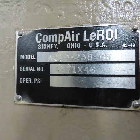 CompAir LeROI A219-238 G6 Rotary Screw Airend From WM150SSIIAH Compressor