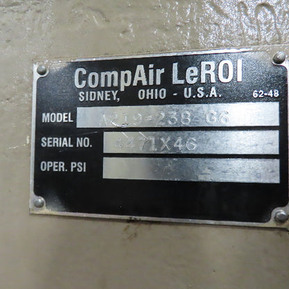 CompAir LeROI A219-238 G6 Rotary Screw Airend From WM150SSIIAH Compressor