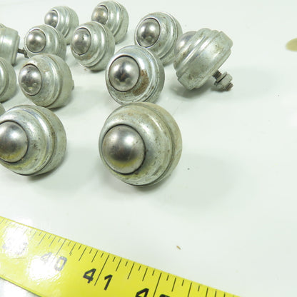 1-3/4" OD Threaded Ball Transfer Stud Mount Conveyor Roller Lot Of 20