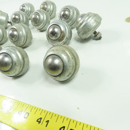 1-3/4" OD Threaded Ball Transfer Stud Mount Conveyor Roller Lot Of 20