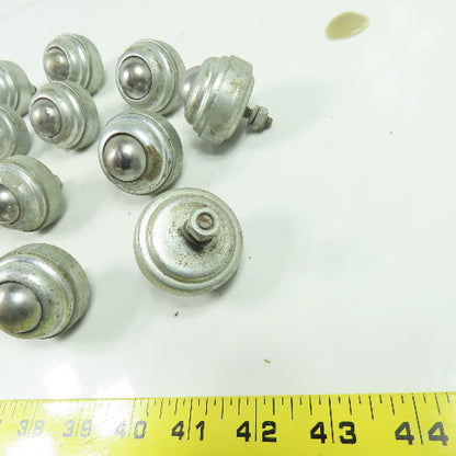 1-3/4" OD Threaded Ball Transfer Stud Mount Conveyor Roller Lot Of 20