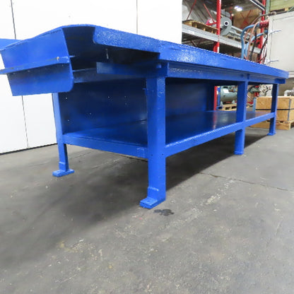 120" x 48" W Welding Layout Fabrication Jig Table 1/2" Thick Steel Top 35" Tall