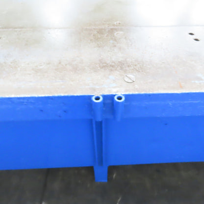120" x 48" W Welding Layout Fabrication Jig Table 1/2" Thick Steel Top 35" Tall